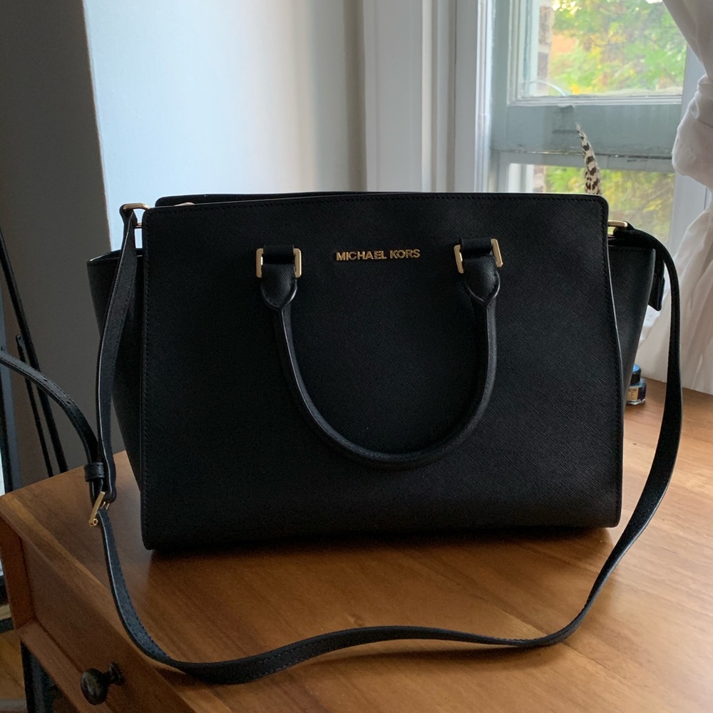 Michael Kors Selma Saffiano Leather Bag